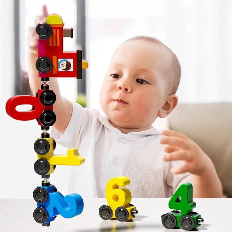 MAGNITRAK – Creative Wooden Magnetic Number Train
