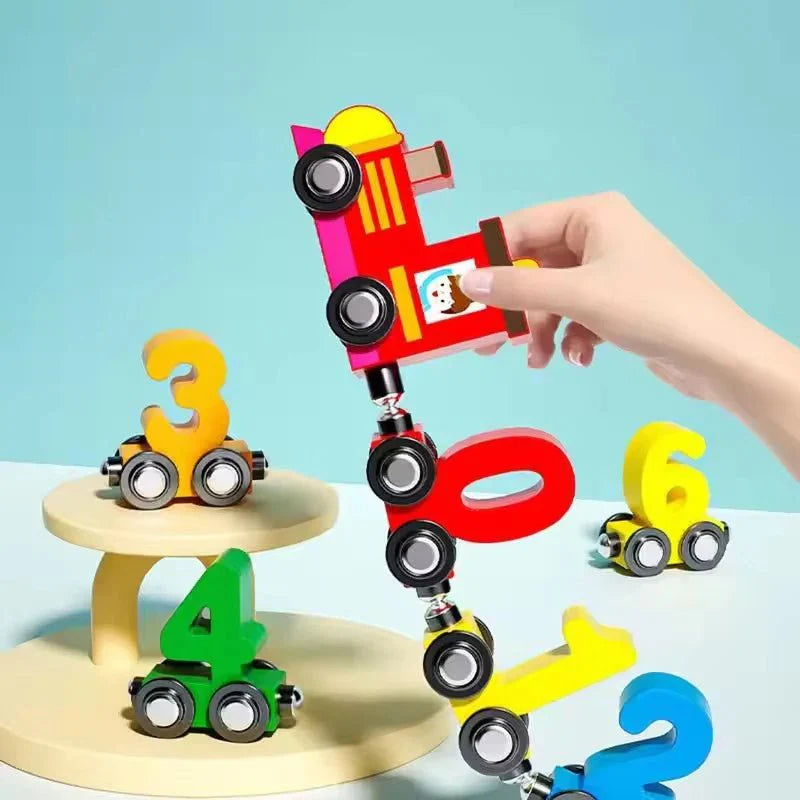 MAGNITRAK – Creative Wooden Magnetic Number Train