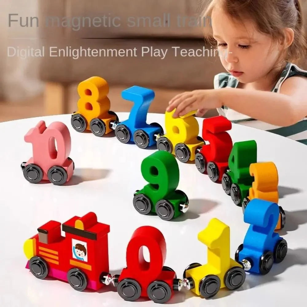 MAGNITRAK – Creative Wooden Magnetic Number Train