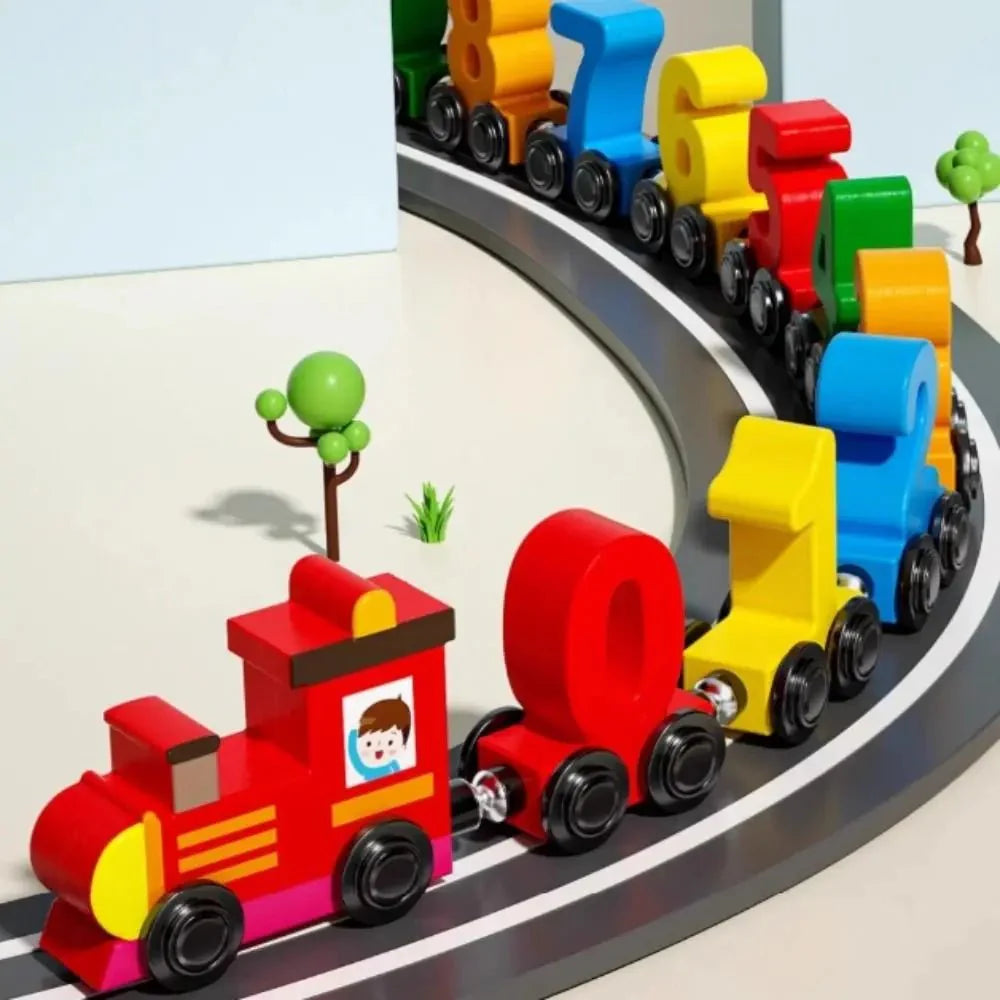 MAGNITRAK – Creative Wooden Magnetic Number Train