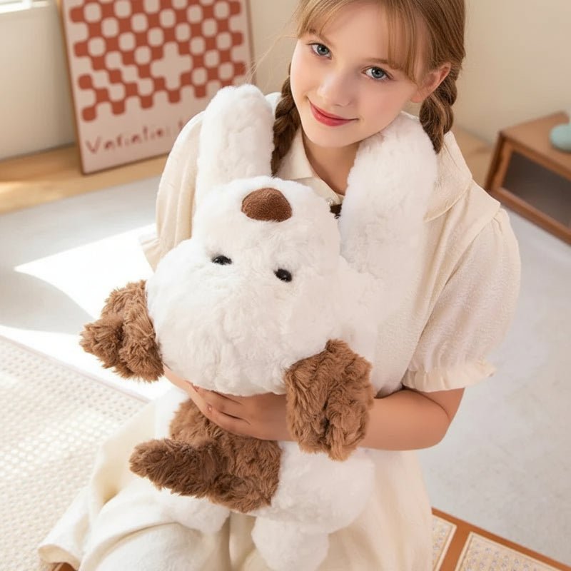 SLUMBERDOG – Cuddly Plush Dog Pillow for Kids with PP Cotton Filling and Sleep Comfort Design