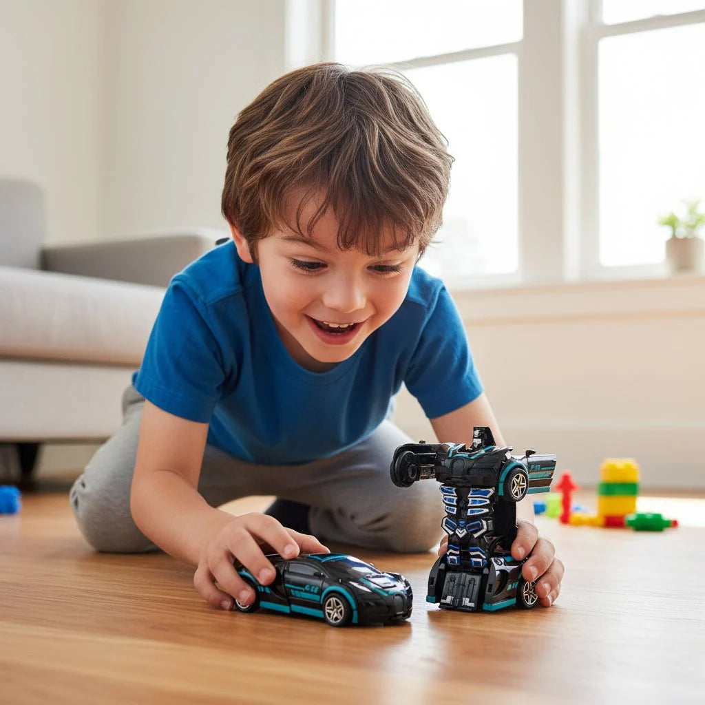 MECHATRON – Transformable Robot Sports Car Toy - Educational STEM Play Vehicle