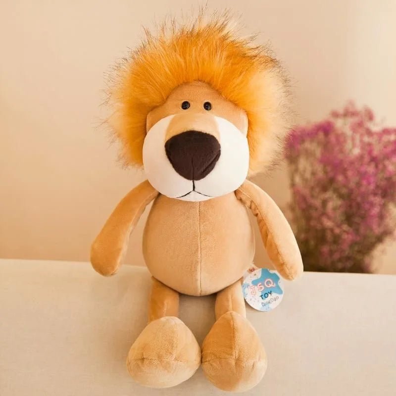 ANIMORO – Soft Jungle Plush Toys for Children with Lion, Elephant & Tiger Designs