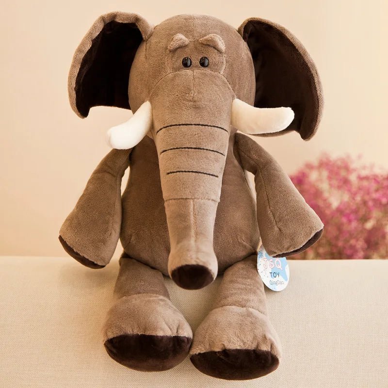 ANIMORO – Soft Jungle Plush Toys for Children with Lion, Elephant & Tiger Designs