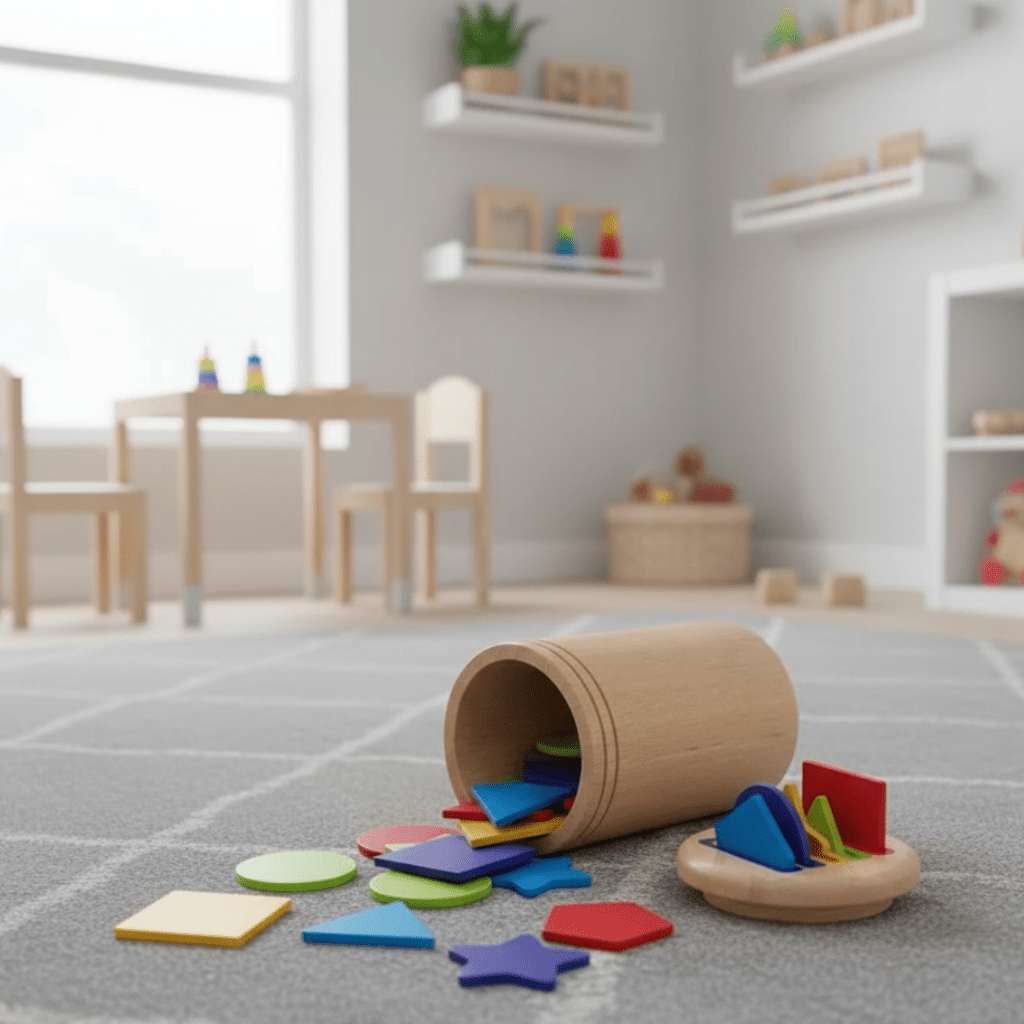 TINYGENIUS – Wooden Sorting & Matching Educational Toy for Early Skill Development