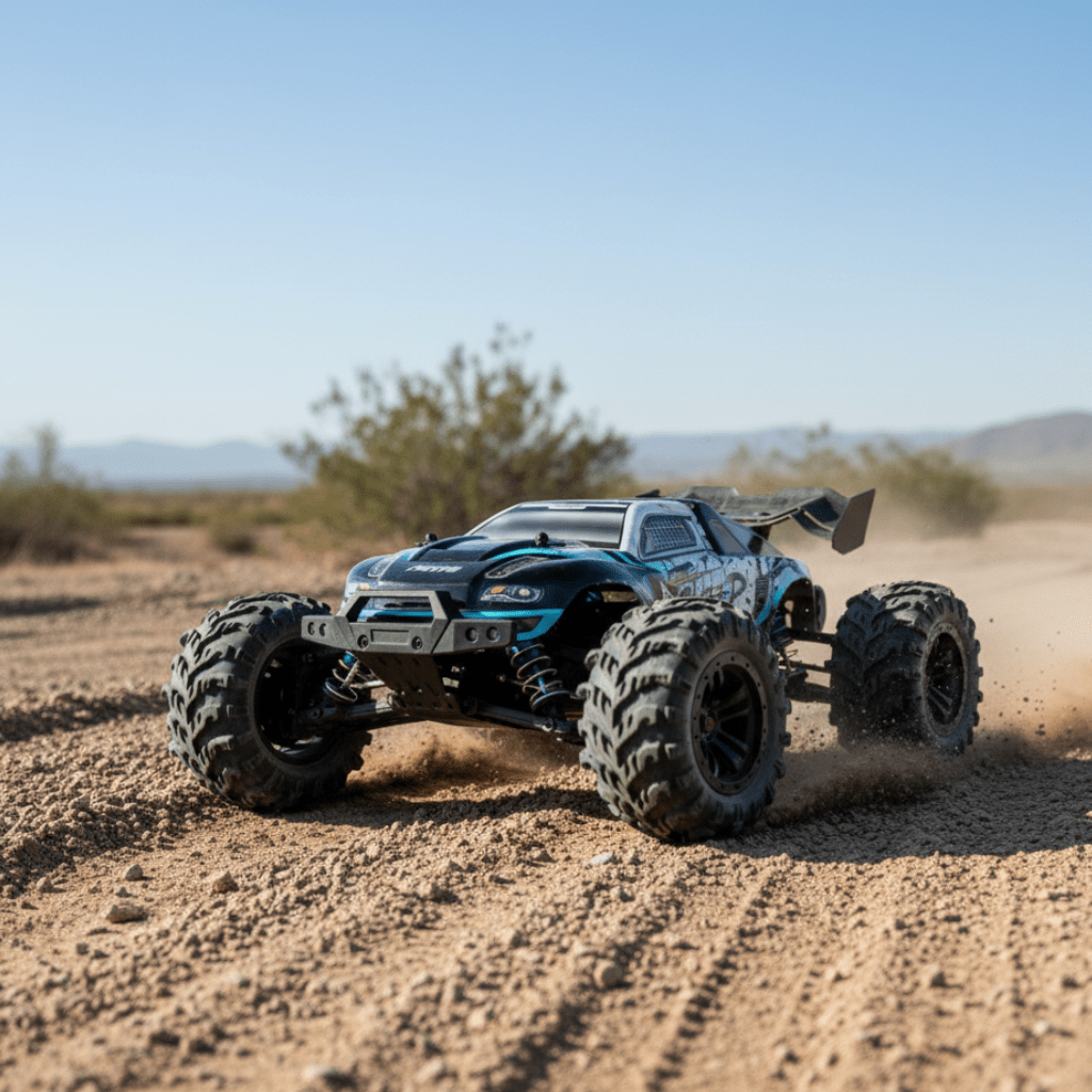 MUDSTORM – 1:16 Electric Off-Road RC Truck with LED Headlights