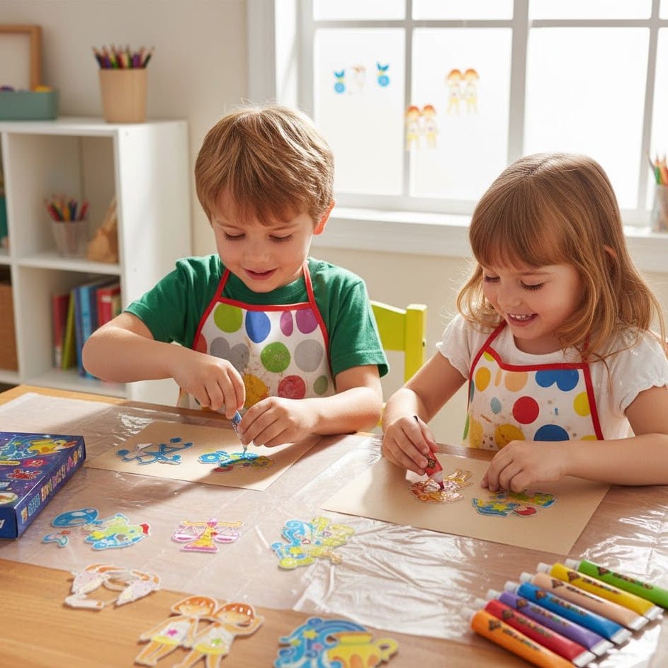 FESTIGLASS – DIY Christmas Glass Painting Set for Kids & Adults